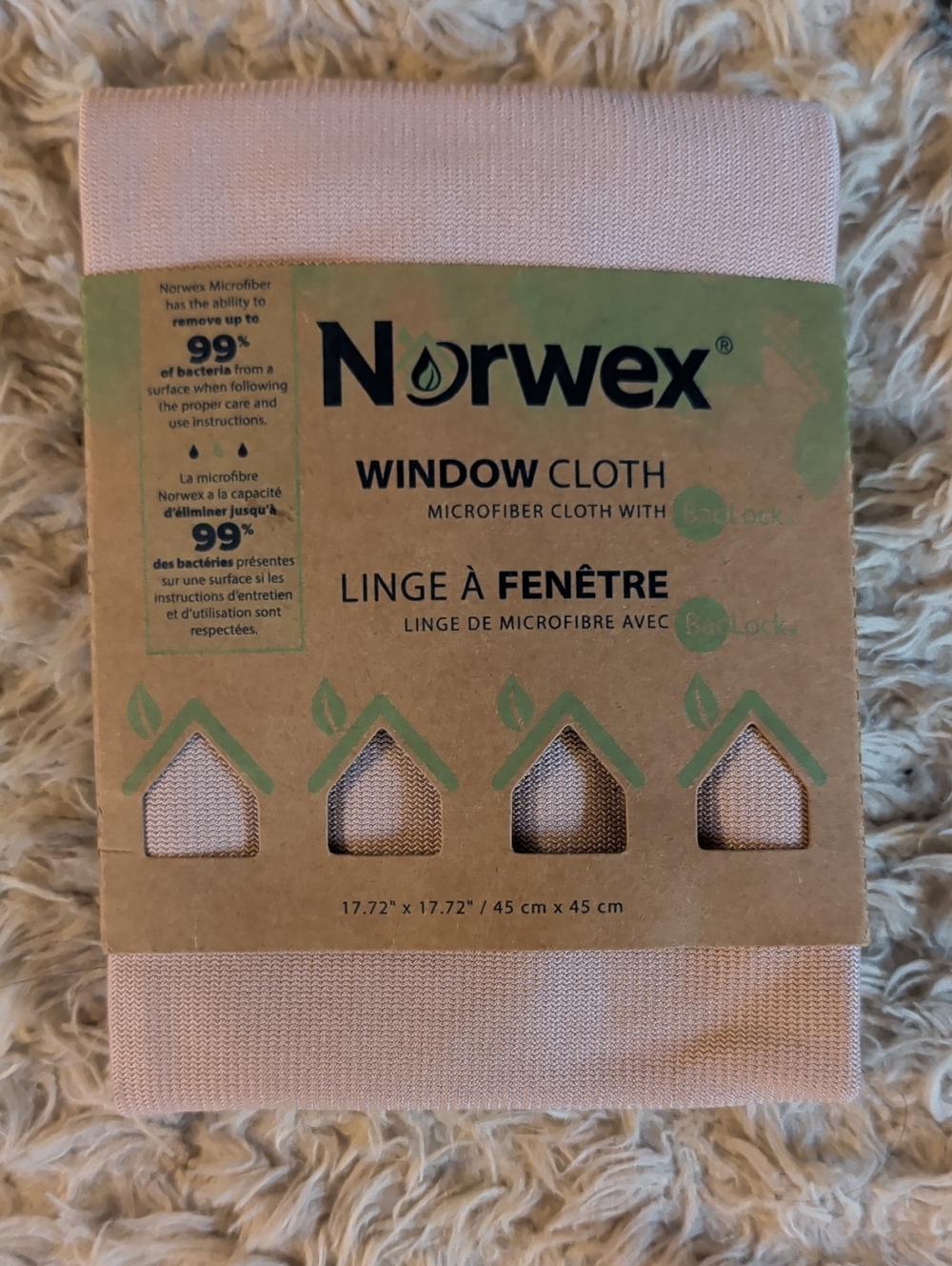 Norwex Champagne Window Cloth